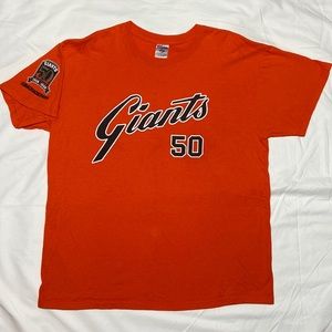 MLB San Francisco Giants Kragen Auto Parts 50 year Anniversary Shirt. XL.